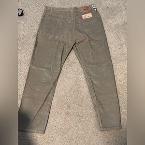 Cream corduroy Levi jeans